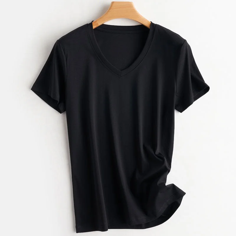 Black  V-Neck / S