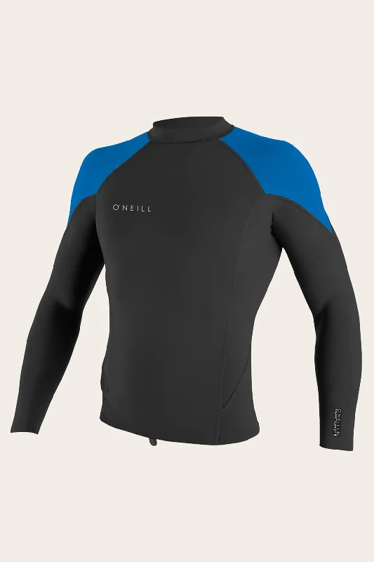 O'Neill Youth Reactor 2 1.5/1mm L/S Top-Blk/Ocean/Ocean