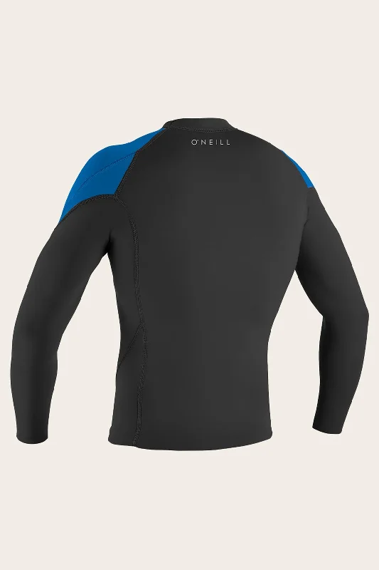 O'Neill Youth Reactor 2 1.5/1mm L/S Top-Blk/Ocean/Ocean