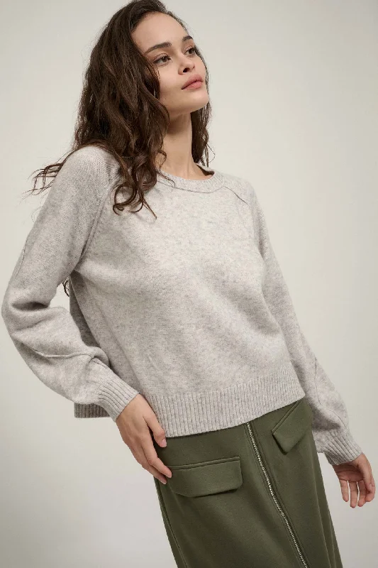 Peace of Mind Exposed-Seam Raglan Sweater