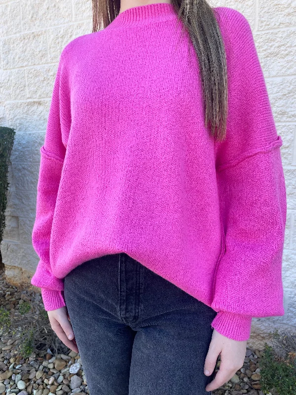 Sweet Escape Pink Sweater