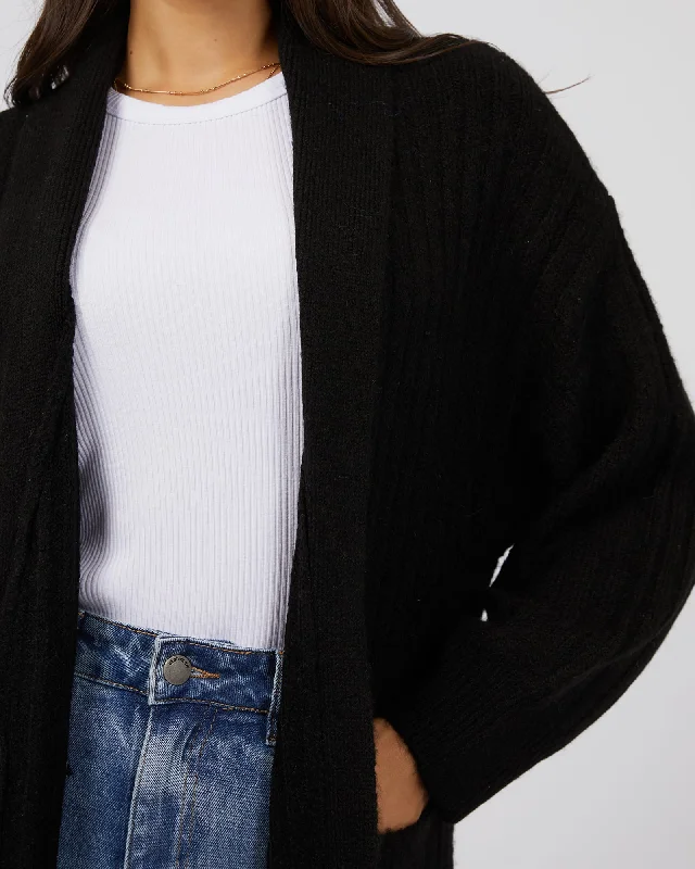 All About Eve Serena Cardigan - Black