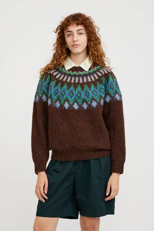 Disco Circus Pullover Brownish