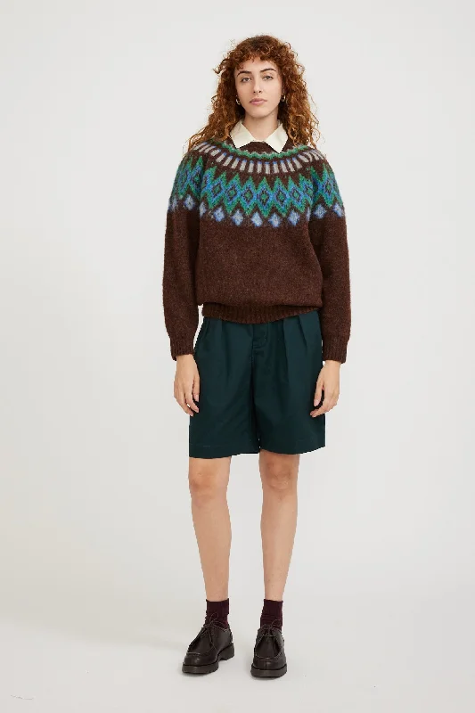 Disco Circus Pullover Brownish