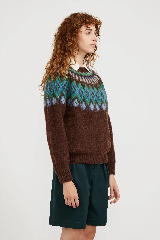 Disco Circus Pullover Brownish