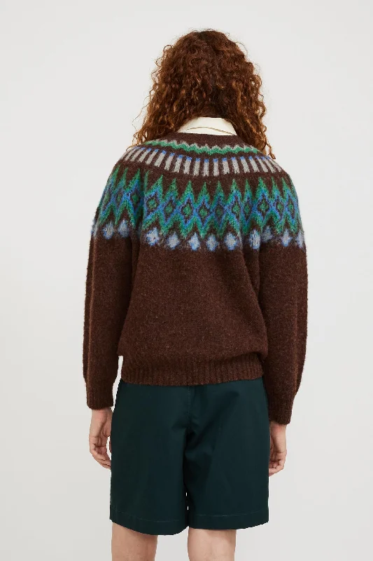 Disco Circus Pullover Brownish