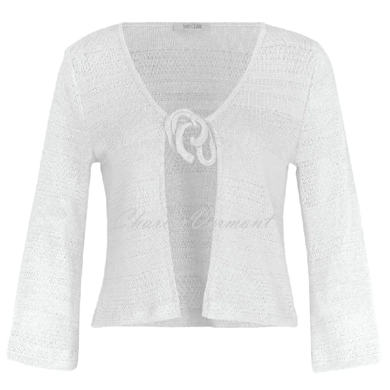 Dolcezza 'Summer Serenade' Knit Cardigan - Style 24181 (White)