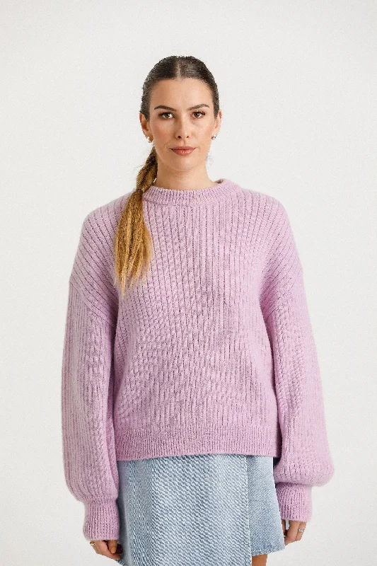 Emmie Knit - Sale - Lilac