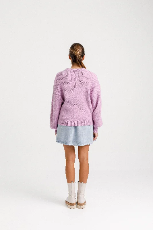 Emmie Knit - Sale - Lilac