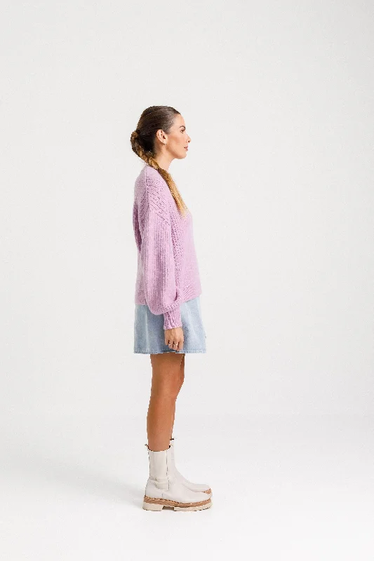 Emmie Knit - Sale - Lilac