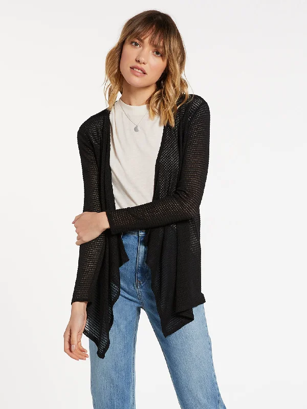 Go Go Wrap Cardigan - Black