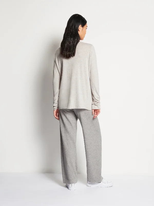 JHL Wide Trackpant (Cotton Cashmere) Grey Marle