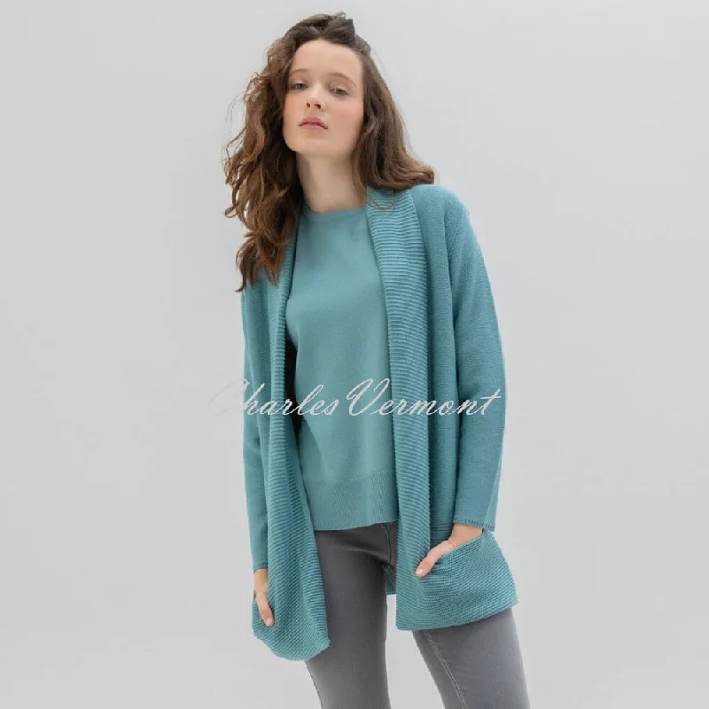 Marble Longline Cardigan - Style 6391-223 (Sea Foam)