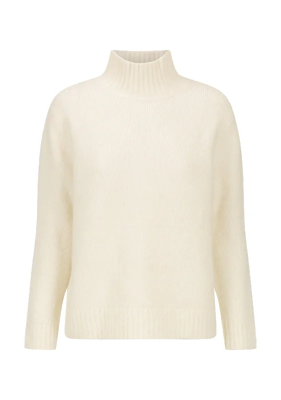 MORRISON CALLUM HIGH NECK PULLOVER - CREAM