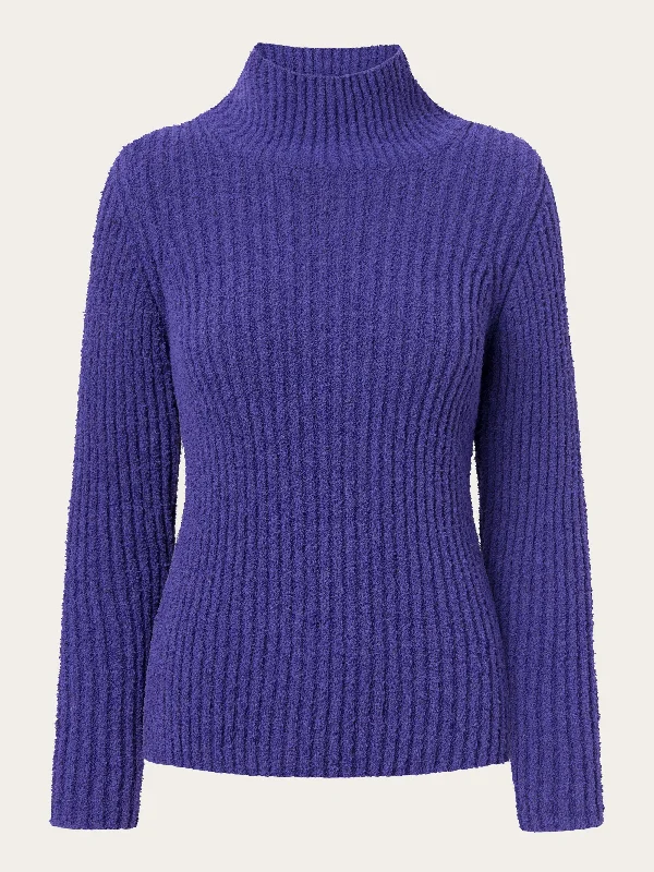 Mouline roll neck - Deep Purple