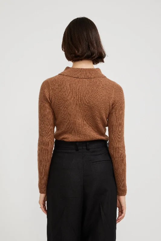 Shiloo Polo Sweater Brown