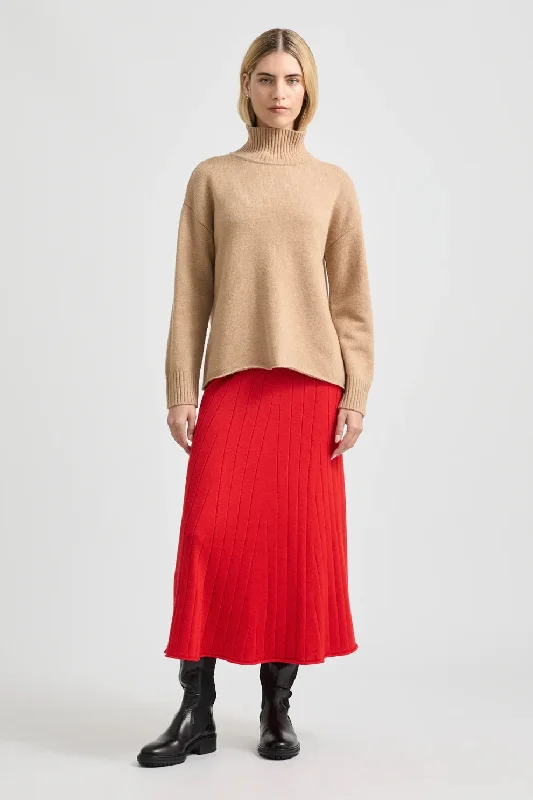 TOORALLIE Funnel Neck Jumper