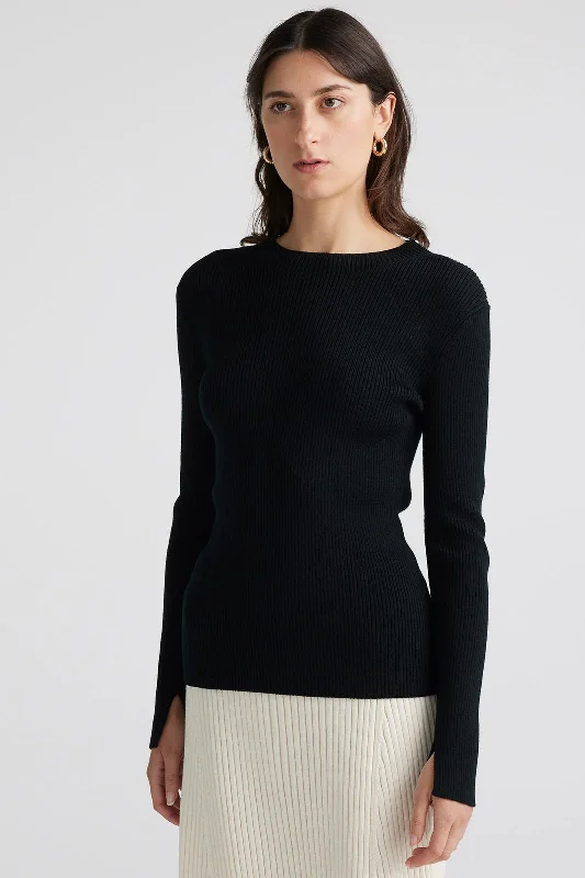 TOORALLIE Split Cuff Rib Knit