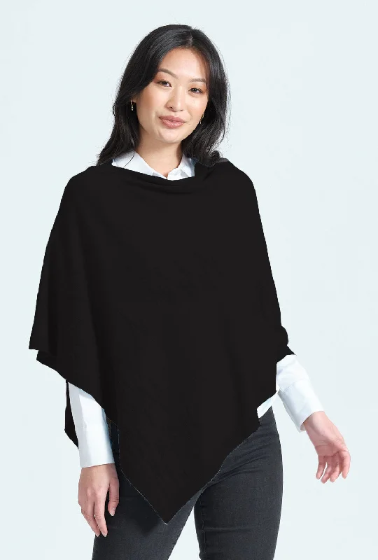 Womens Scribble Poncho